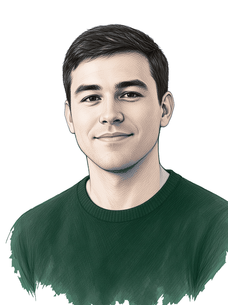 Portrait of Tucker, co-founder and technology lead